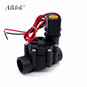 China Nylon 1 inch Plastic Irrigation 9v Water Control Valves DC Latching supplier