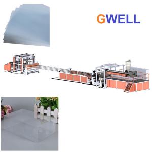China 1220mm Pvc Sheet Machine Transparent Rigid Sheet Extrusion Line Plant supplier
