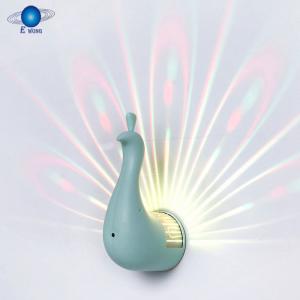 China 5V Peacock Projection Light Color Change Rechargeable Led Wall Light Indoor supplier