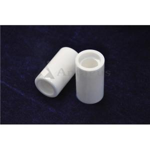 Industrial White Zirconia Ceramic Tubes High Fracture Toughness