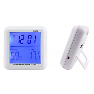 2017 NewDigital Luminous Electronic Thermo-hygrometer Thermometer Temperature Humidity Tester with LCD Backlight & Clock