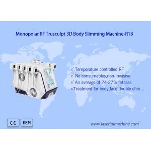 Monopolar Rf Beauty Equipment Trusculpt 3d Body Slimming Fat Reduce 5MHz