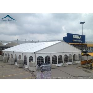 Fabric White Commercial Canopy Tent 10 Meter By 20 Meter, Event Canopies