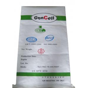 China Recycled BOPP Laminated PP Woven Bags for Cement Packing Double Side Printed wholesale