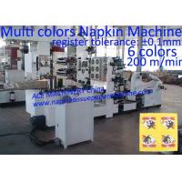 China Napkin Paper Printing Machine For Sale With Six Colors Printing From China on sale