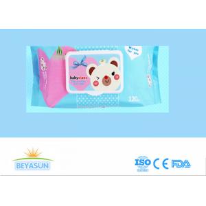 Durable Pure Water Flushable Baby Wipes Alcohol Free Unscented Wet Wipes