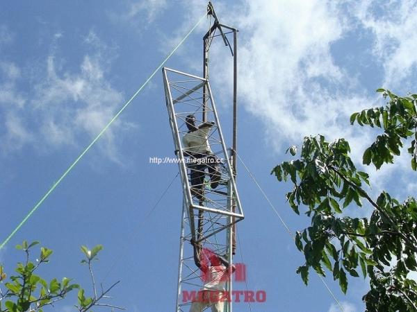 30M guyed telecom tower