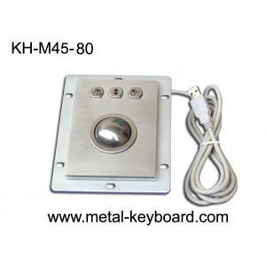 China USB Port Industrial Trackball Pointing Device Dust Proof With 3 Mouse Buttons supplier