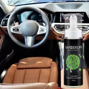 China Car Interior Foam Cleaning Spray Leather Steering Wheel Car Seat Clean And Polished supplier