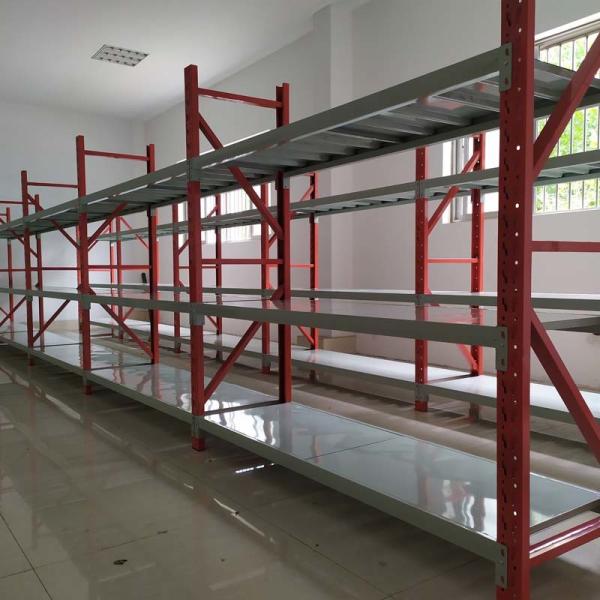 China 5 Shelf Stylish Warehouse Storage Rack With Rust Resistant Powder Coating Finish wholesale