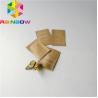 Custom Logo Heat Seal Laminated Foil Three Side Heat Seal Flat Pouch Cosmetic