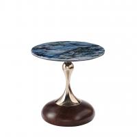 China Luxury Center Table Modern Living Room Furniture Round Bent End Table Black Gold Metal Glass Coffee Table on sale