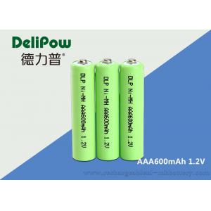 Small Power 1.2V 600mAh Rechargeable Battery , Rechargeable Aaa Batteries Nimh