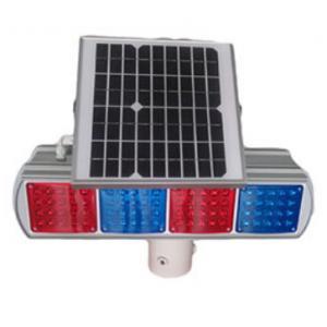 China Easy Installation 18V 12W Solar burst light for road safety Aluminum supplier
