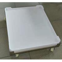Light Weight Plastic Cooler Tray Food Grade Stackable Flat Bottom 762*600*55mm