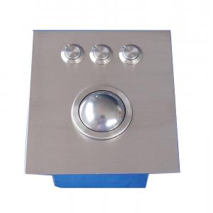 China IP65 dynamic vandal proof top panel mount military 38mm Trackball Pointing Device supplier