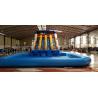 China Durable PVC Commercial Inflatable Water Slides With Swimming Pool wholesale