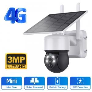 Outdoor Security 4G Solar Camera IP65 Waterproof Two Way Audio Smart Alert