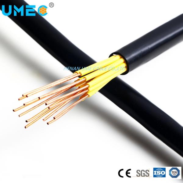 Overhead Range of Application Accepted PVC Copper Braid Shielded Electrical Cable Wire