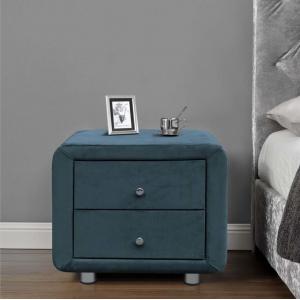 Custom Nordic Bedside Table Small Storage Plywood Fabric Drawer Nightstand