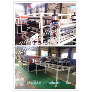 A turn key solution plastic roof tile roofing sheet roofing material production line project