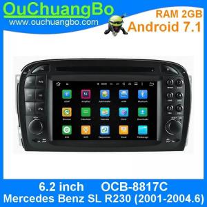 China Ouchuangbo android 7.1 for Mercedes Benz SL R230 (2001-2004.6) Touch Screen Auto audio Player MP4 MP5 USB SD MP3 supplier