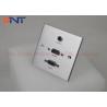 China Aluminum Alloy Wall Socket Plates 86×86MM For Five Star Hotel Guest Room wholesale