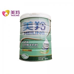 China Old Age Nonfat Powdered Goat Milk 800gsm Calcium Supplement supplier