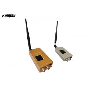 3000mW Wireless Analog Transmitter , Broadcast Video Transmitter 8 Channels