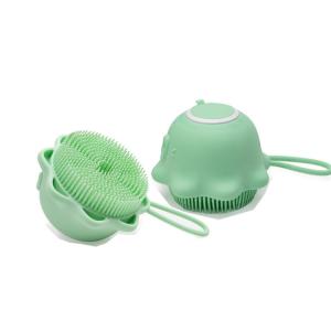 Antibacterial Baby Silicone Products Soft Soap Storage Shower Body Scrubber