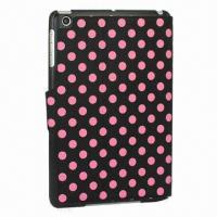 Polka Dots Pattern Stand Folio Leather Case for iPad Mini