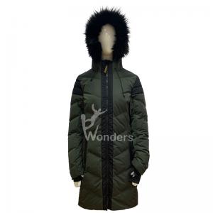 Women's Insulated Padded Puffer Parka Jackets Winter With Hood