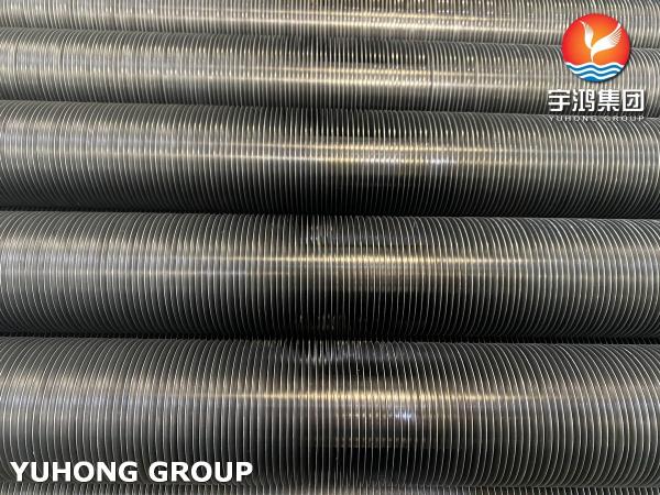 ASTM A106 Gr B Seamless Carbon Steel Pipe With CS Fin Material HFW Solid Finnd Tube For Boiler And Heat Exchanger