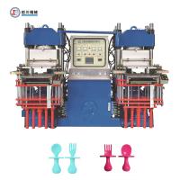 China Silicone Mold Making Machine/Vacuum Compression Molding Machine To Make Silicone Feeding Forks & Spoons on sale