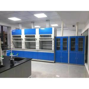 China H2350mm Chemical Fume Hood Laboratory Fume Cupboard Exhaust 5mm Tempered Glass supplier