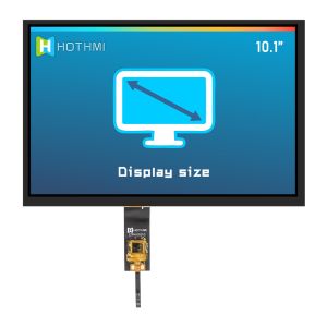 China 10.1 inch TFT LCD Display With PCAP |1280x800 Resolution LVDS Interface Sunlight Readable wholesale
