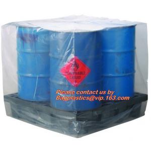 China China wholesale pe plastic bag of waterproof pallet covers, black pe plastic waterproof pallet covers supplier