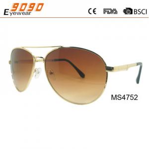 China unisex sunglasses with round metal frame, new fashionable designer style, lens UV400 supplier