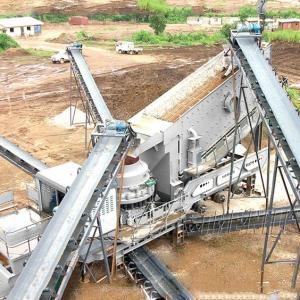 China Mobile Belt Conveyor Machine For Stone Sand Rubber Gravel supplier