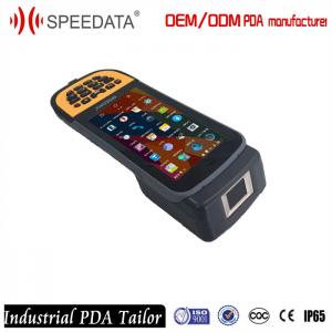 China Fingerprint Scanner Industrial PDA Android OS Wifi Bluetooth Touch Capacitive Screen supplier