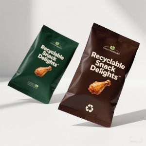 China Eco Degradable Fiber Stand-Up Pouch | 90-Day Decomposition + 10-Color Printing wholesale