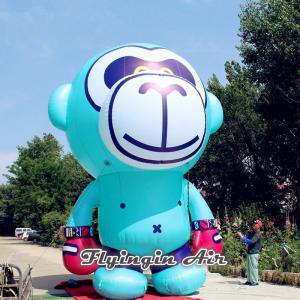 China Cute Cartoon Kung Fu Monkey, Inflatable Boxing Monkey for Events wholesale