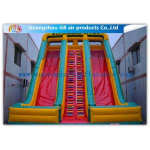 Childrens Industrial Inflatable Water Slides / Inflatable Double Water Slide Fast Delivery