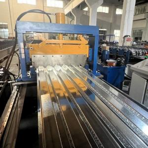 Metal 1.5" B Type Roof Deck Roll forming machine Steel Decking Floor Roll Forming Machine With Embossing