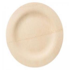 7 Inch Disposable Compostable Round Bamboo Plate High Quality Bulk Wedding Decorations