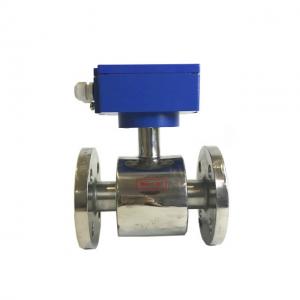 China Magnetic water flow meter sea water flow sensor supplier