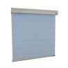 China Dual Layer Sheer Motorized Zebra Blinds Horizontal Pattern For Oriel Window wholesale