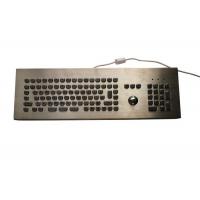 China Waterproof Metal Keyboard With Trackball , Full Function Mini Computer Keyboard on sale