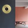 China Creative Art Disc Hollow Metal Wall Lamp Hotel Bedroom Bedside New Earth led wall light(WH-OR-226) wholesale