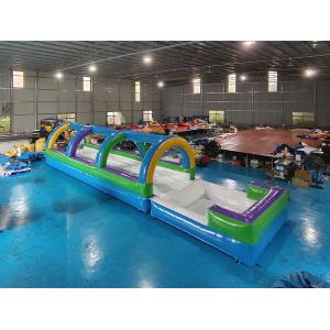 SGS Commercial Inflatable Water Slides Single Lane Kids Adults Party Rental Custom Inflatable Water Slip With Pool